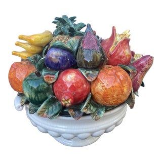 Xll 1970s Ceramic Fruit Bowl,entry /Coffee Table, For Sale