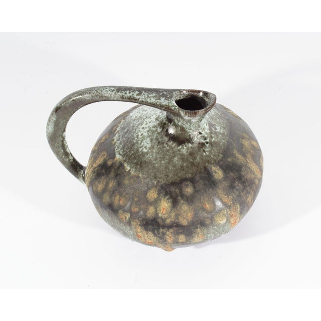 Mid 20th Century Kurt Tschorner Ruscha Keramik German Ceramic Pitcher For Sale - Image 4 of 9