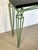 Black Vintage Lacquered Iron Console, 1980s For Sale - Image 8 of 13