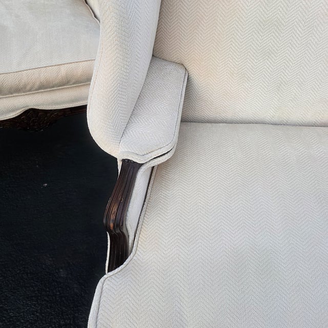 Vintage Harden Furniture Normandie Wing Chairs, Set of 4 For Sale - Image 17 of 17