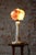 Pink Art Deco Table Lamp in Marble and Alabaster, France, 1920s For Sale - Image 8 of 10