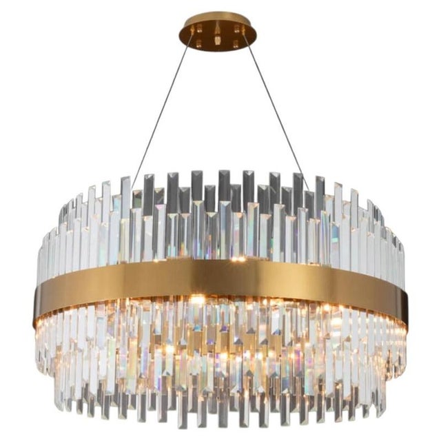 Collection Minerva Chandelier in Metal and Crystal by Jago For Sale - Image 17 of 17