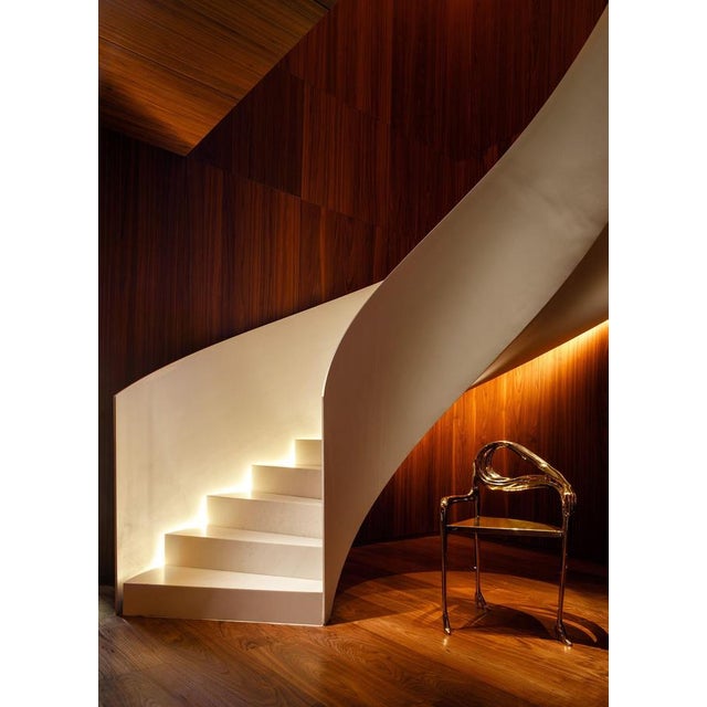 Metal Salvador Dalí Leda Sculpture Armchair in Polished Brass by BD Barcelona Design, Spain, 2015 For Sale - Image 7 of 12