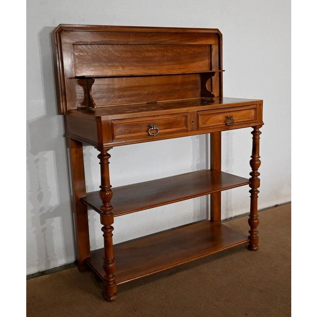 Antique Walnut Service Table For Sale - Image 4 of 18