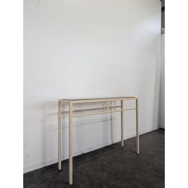 Modern Console Table in Wood and Metal, in Very Good conditions.