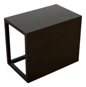 Vintage Cubo Stool with Oak Frame and Black Oak Veneered Tops by Trix & Robert Haussmann, 1960s