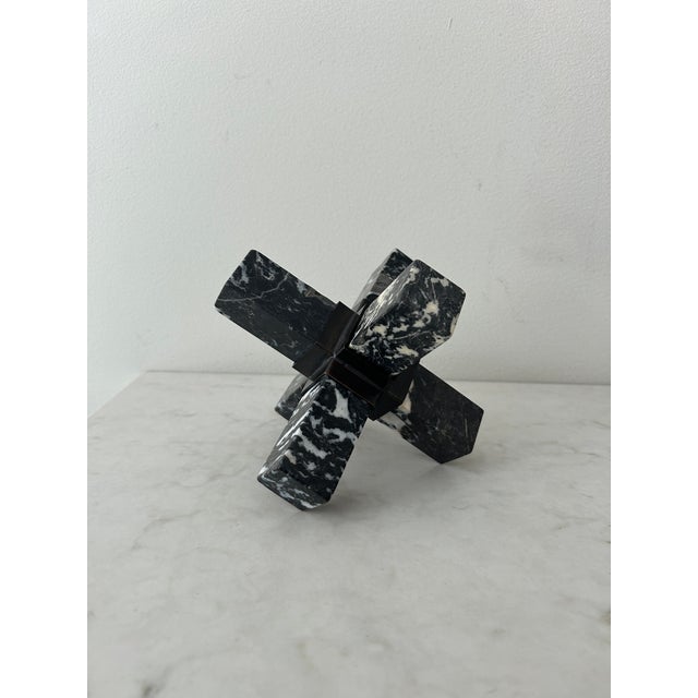 Modern Zebra Stone Jack For Sale - Image 3 of 6