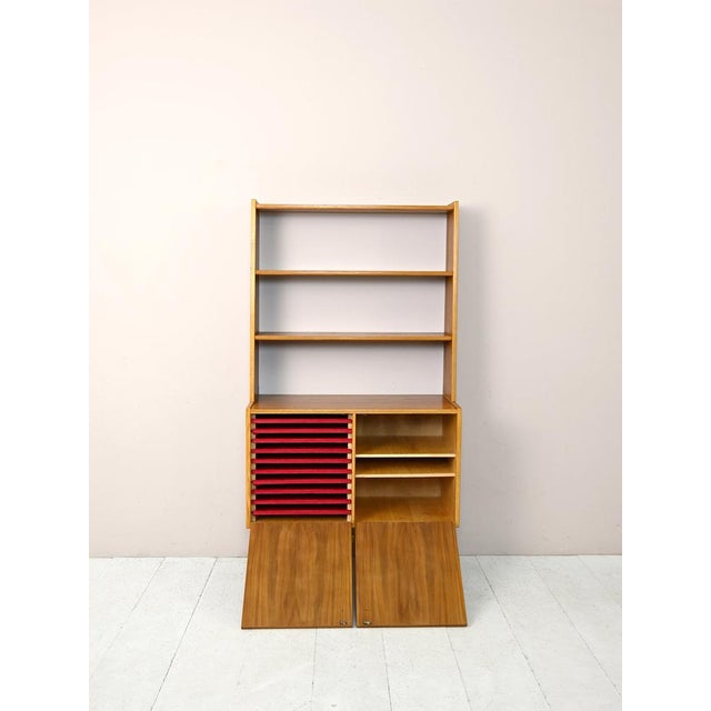 Office Cabinet with Library, 1960s For Sale - Image 4 of 17