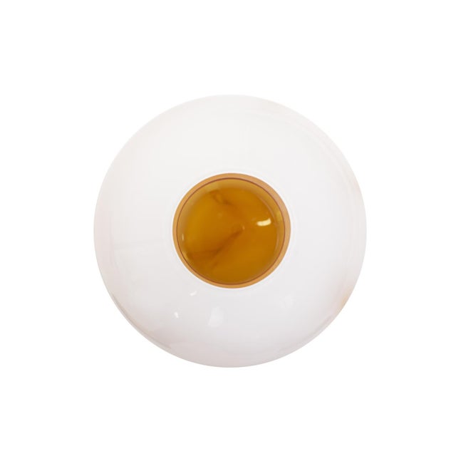 Kenneth Ludwig Chicago Grasberg Glass Vase- Tall For Sale - Image 4 of 10