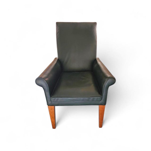 Philippe Starck Paramount Chair in Black Leather by Philippe Starck for Driade, 1989 For Sale - Image 4 of 16