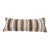 Turkish Hemp Pillow Cushion Natural Beige Black Cushion Cover 14"x40" For Sale