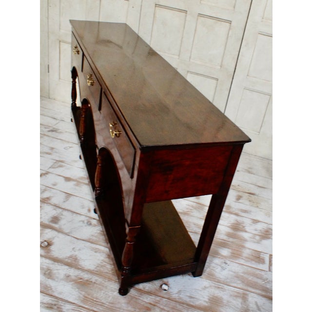 Antique Georgian Oak Pot Board Welsh Dresser, 1820 For Sale - Image 4 of 9