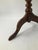 Stylish vintage Bombay Company pedestal side table featuring a distinctive tripod base and classic Mid-Century Modern-...