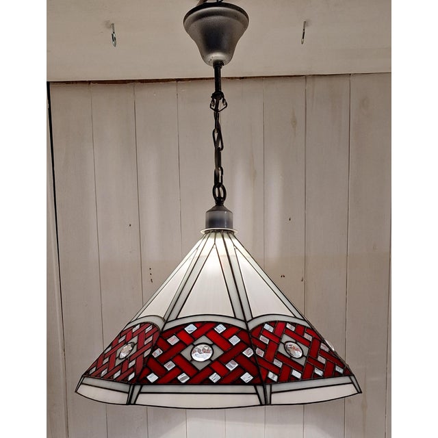 Vintage Glass Pendant, 1970s For Sale - Image 3 of 8