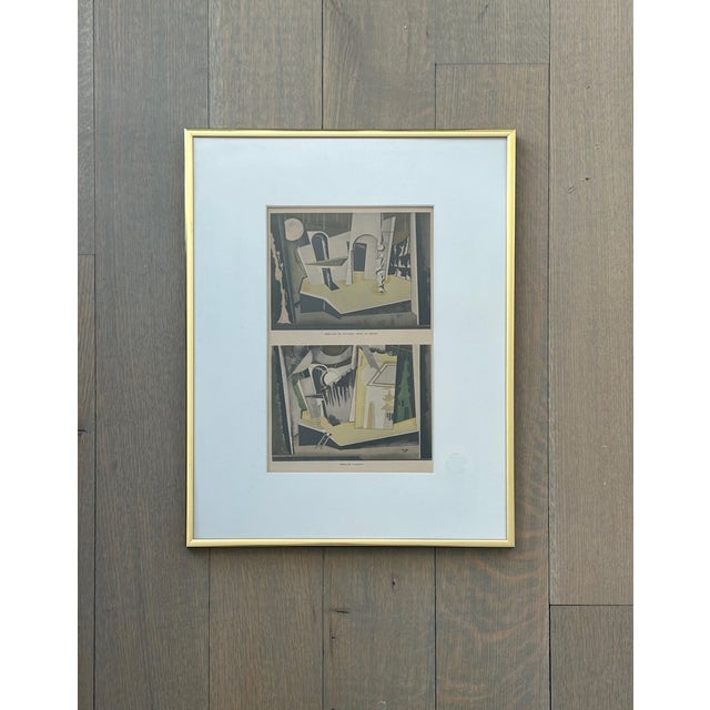 Art Deco 1940s Cubist Set Design Prints - Set of 2 For Sale - Image 3 of 4