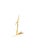 2020s Leaf Flourish Brass House Number, 5 For Sale - Image 5 of 14