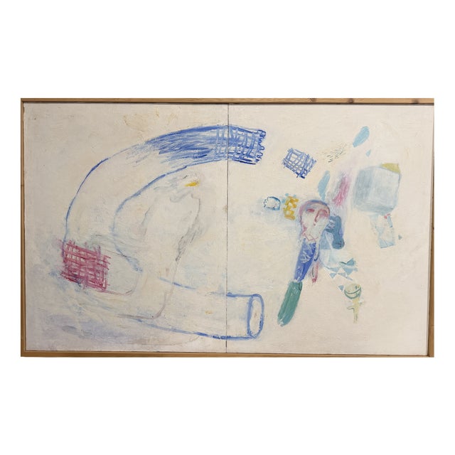 Pablo Alonso Herraiz, Composition, 1994, Oil on Canvas For Sale