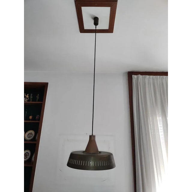 Metal Model 2233 Chandelier by Max Ingrand for Fontana Arte, 1962 For Sale - Image 7 of 13