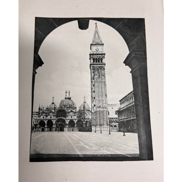 Illustration Antique Venice Campanile of San Marco Print For Sale - Image 3 of 3