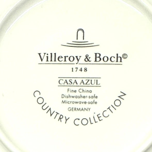 Blue Chalky Blue Vintage Wall Plate Curation - Group of 7 For Sale - Image 8 of 12