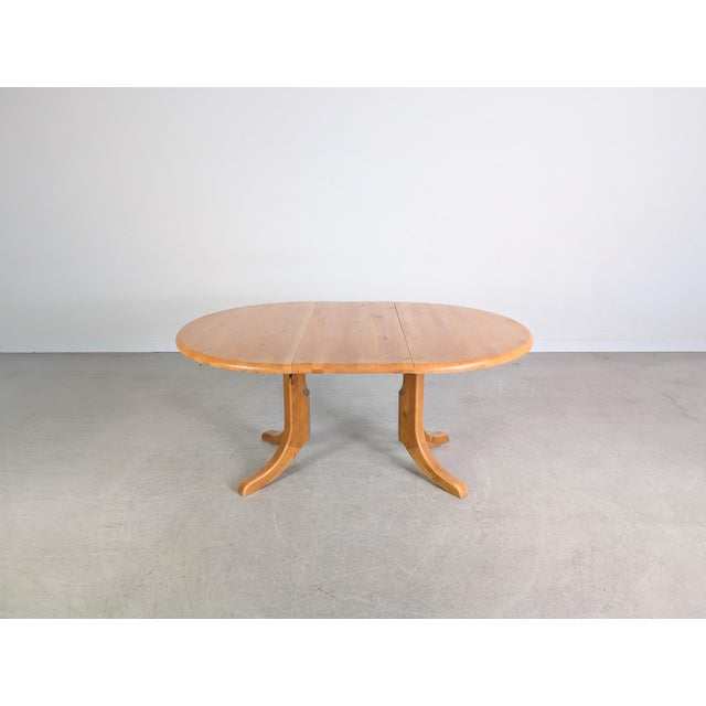 Mid-Century Modern Extendable Beech Dining Table by Rainer Daumiller For Sale - Image 3 of 11