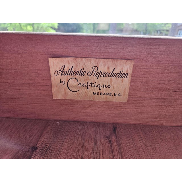 Mid 20th Century Modern Solid Mahogany Chest For Sale In Raleigh - Image 6 of 6