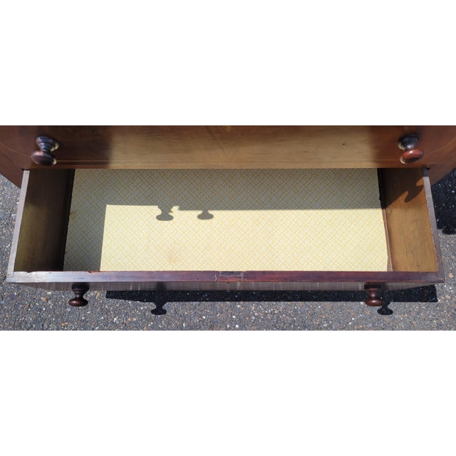 Circa 1850 American Federal Fall Front DRSK For Sale - Image 17 of 18