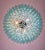 Vintage Murano Glass Chandelier with 185 Turquoise Poliedri, 1990 For Sale - Image 17 of 18