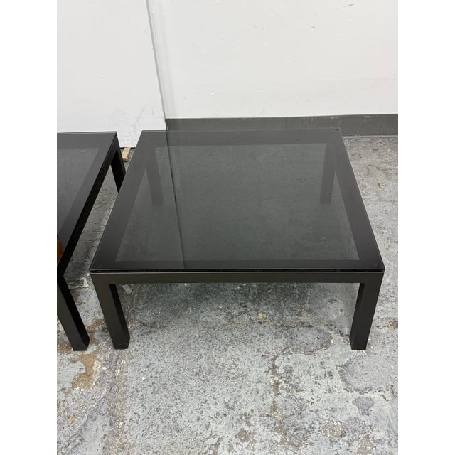 Crate & Barrel Parsons Side Tables, Pair For Sale In San Francisco - Image 6 of 12