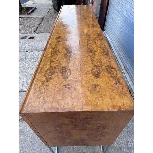 Milo Baughman Olive Burl Wood Credenza by Thayer Coggin, 1970 For Sale - Image 17 of 18