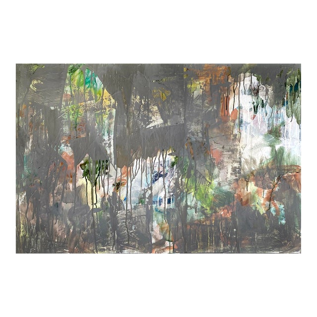 "Rain All Day" 2022 Original Painting by Jessalin Beutler For Sale