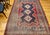 Vintage Persian Afshar Tribal Rug, Hand-Knotted Wool, Geometric Pattern, Navy & Red, 6x7 For Sale - Image 4 of 14