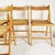 Vintage Folding Chairs with Raffia, Germany, 1980s, Set of 5 For Sale - Image 9 of 16