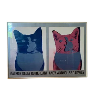 Screenprint Poster of Andy Warhol, Broadway, Galerie Delta Rotterdam, 1984