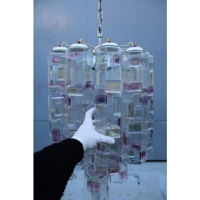 Mid-Century Modern Vintage Chandelier by Venini, 1960 For Sale - Image 3 of 15