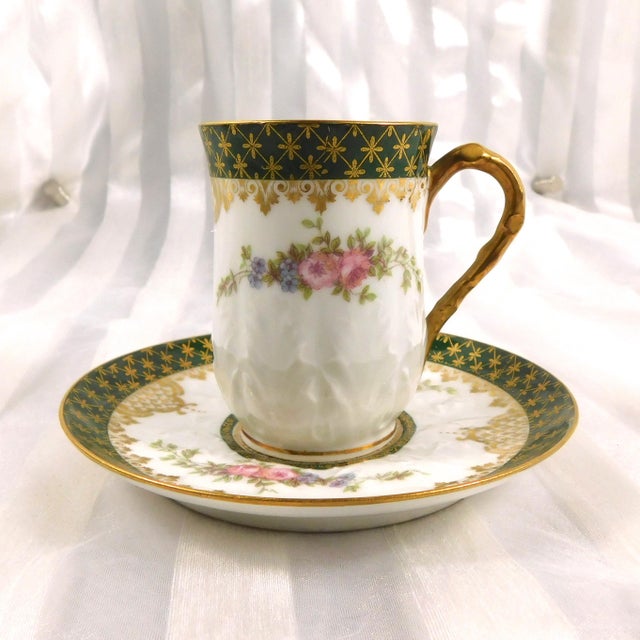 Gerard, Dufraisseix & Abbot Chcoolate Pot With Sugar Bowl and Cups For Sale - Image 15 of 18