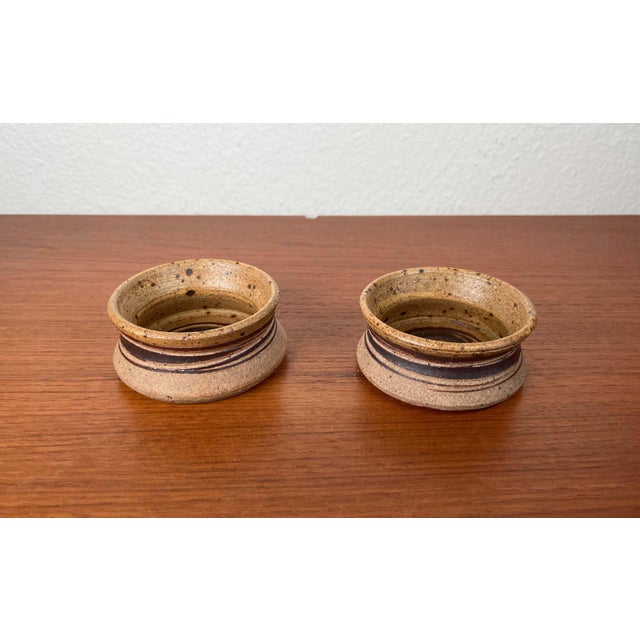 Mid-Century Modern Danish Studio Pottery Bowls by Tue Poulsen for Tue Keramik, 1960s, Set of 2 For Sale - Image 13 of 13