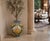 White Vintage Italian Majolica Style Large Ceramic Urn Vase With Putto and Lion Head Handles For Sale - Image 8 of 11