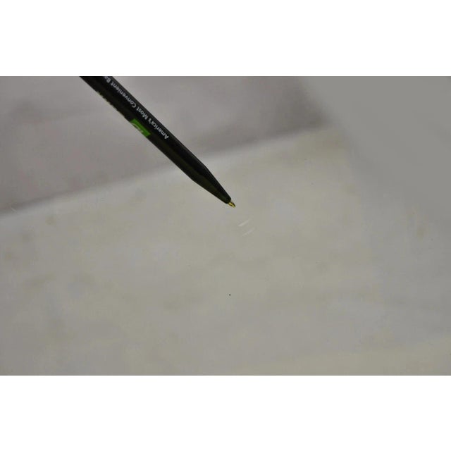 Metal Vintage Jansko Mid Century Modern Sculpted Lucite Yellow Vinyl Swivel Chair For Sale - Image 7 of 11