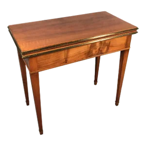 1820 South German Biedermeier Walnut Card Table
