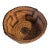 Early 20th Century Geometric Hand Woven Indian Basket For Sale