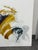 Yellow Jill Moser "Spin" Original Acrylic Canvas Painting For Sale - Image 8 of 12