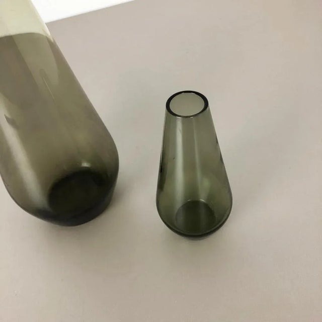Wilhelm Wagenfeld Vintage Turmaline Vases by Wilhelm Wagenfeld for WMF, Germany, 1960s, Set of 2 For Sale - Image 4 of 14