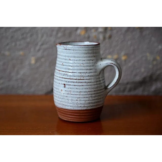 Ceramic Small Stoneware Jug by Roger Jacques, Saint-Amand-en-Puisaye, France, 1960s For Sale - Image 7 of 7