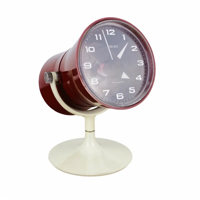Space Age Table Clock from Seiko TTZ, 1970s For Sale - Image 9 of 9
