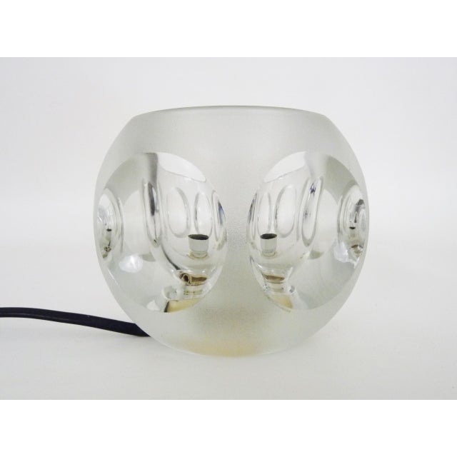 Glass Mid-Century Modern German Desk Lamp from Peill & Putzler, 1970s For Sale - Image 7 of 11
