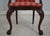 Pair Hickory Chair Co Chippendale Mahogany Upholstered Armchairs For Sale In Philadelphia - Image 6 of 12
