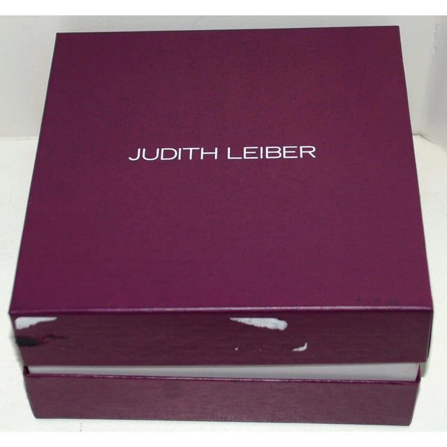 Metal 2015 Judith Leiber Disco Sphere Ball Rhine Ballroom Silver Bag Minaudière Crystal Shoulder Clutch For Sale - Image 7 of 12