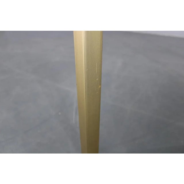 Black Italian Brass Coffee Table with Smoked Glass Top, 1970s For Sale - Image 8 of 11