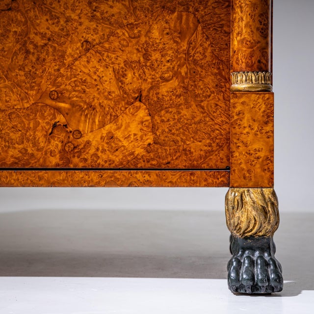 Brown Pair of Charles X Sideboards, Bird's-Eye Maple, France, Circa 1830 For Sale - Image 8 of 14